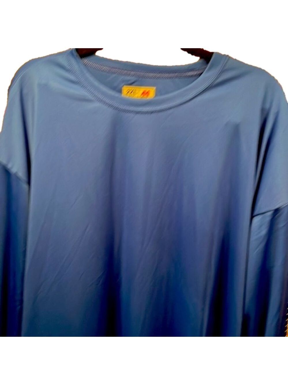 A4 Sports Long Sleeve Top, NWOT, Size 2XL, PTP 27”, 💯% Polyester, Blue